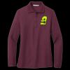 Ladies Silk Touch Long Sleeve Polo Thumbnail