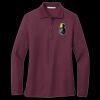 Ladies Silk Touch Long Sleeve Polo Thumbnail