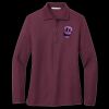 Ladies Silk Touch Long Sleeve Polo Thumbnail