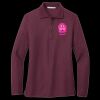 Ladies Silk Touch Long Sleeve Polo Thumbnail