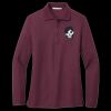 Ladies Silk Touch Long Sleeve Polo Thumbnail