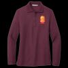 Ladies Silk Touch Long Sleeve Polo Thumbnail