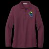 Ladies Silk Touch Long Sleeve Polo Thumbnail