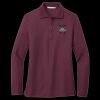 Ladies Silk Touch Long Sleeve Polo Thumbnail