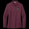 Ladies Silk Touch Long Sleeve Polo Thumbnail