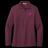 Ladies Silk Touch Long Sleeve Polo Thumbnail