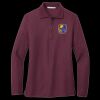 Ladies Silk Touch Long Sleeve Polo Thumbnail