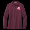 Ladies Silk Touch Long Sleeve Polo Thumbnail