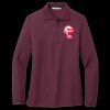 Ladies Silk Touch Long Sleeve Polo Thumbnail