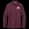 Ladies Silk Touch Long Sleeve Polo Thumbnail
