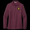 Ladies Silk Touch Long Sleeve Polo Thumbnail