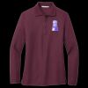 Ladies Silk Touch Long Sleeve Polo Thumbnail