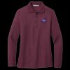Ladies Silk Touch Long Sleeve Polo Thumbnail