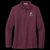 Ladies Silk Touch Long Sleeve Polo Thumbnail
