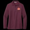 Ladies Silk Touch Long Sleeve Polo Thumbnail