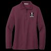 Ladies Silk Touch Long Sleeve Polo Thumbnail