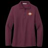 Ladies Silk Touch Long Sleeve Polo Thumbnail