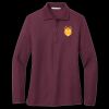 Ladies Silk Touch Long Sleeve Polo Thumbnail