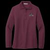 Ladies Silk Touch Long Sleeve Polo Thumbnail