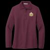 Ladies Silk Touch Long Sleeve Polo Thumbnail