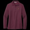 Ladies Silk Touch Long Sleeve Polo Thumbnail