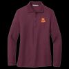 Ladies Silk Touch Long Sleeve Polo Thumbnail
