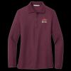 Ladies Silk Touch Long Sleeve Polo Thumbnail