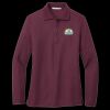 Ladies Silk Touch Long Sleeve Polo Thumbnail