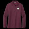 Ladies Silk Touch Long Sleeve Polo Thumbnail