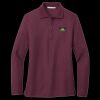Ladies Silk Touch Long Sleeve Polo Thumbnail