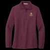 Ladies Silk Touch Long Sleeve Polo Thumbnail