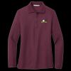 Ladies Silk Touch Long Sleeve Polo Thumbnail