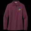 Ladies Silk Touch Long Sleeve Polo Thumbnail