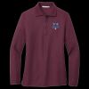 Ladies Silk Touch Long Sleeve Polo Thumbnail