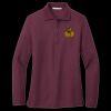 Ladies Silk Touch Long Sleeve Polo Thumbnail