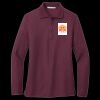 Ladies Silk Touch Long Sleeve Polo Thumbnail