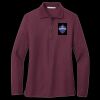 Ladies Silk Touch Long Sleeve Polo Thumbnail