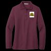 Ladies Silk Touch Long Sleeve Polo Thumbnail