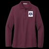 Ladies Silk Touch Long Sleeve Polo Thumbnail