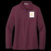 Ladies Silk Touch Long Sleeve Polo Thumbnail