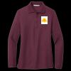 Ladies Silk Touch Long Sleeve Polo Thumbnail