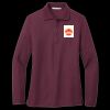 Ladies Silk Touch Long Sleeve Polo Thumbnail