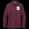 Ladies Silk Touch Long Sleeve Polo Thumbnail