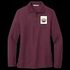Ladies Silk Touch Long Sleeve Polo Thumbnail