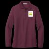 Ladies Silk Touch Long Sleeve Polo Thumbnail