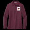 Ladies Silk Touch Long Sleeve Polo Thumbnail
