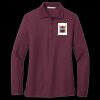 Ladies Silk Touch Long Sleeve Polo Thumbnail