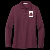 Ladies Silk Touch Long Sleeve Polo Thumbnail