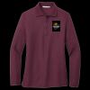 Ladies Silk Touch Long Sleeve Polo Thumbnail