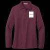 Ladies Silk Touch Long Sleeve Polo Thumbnail